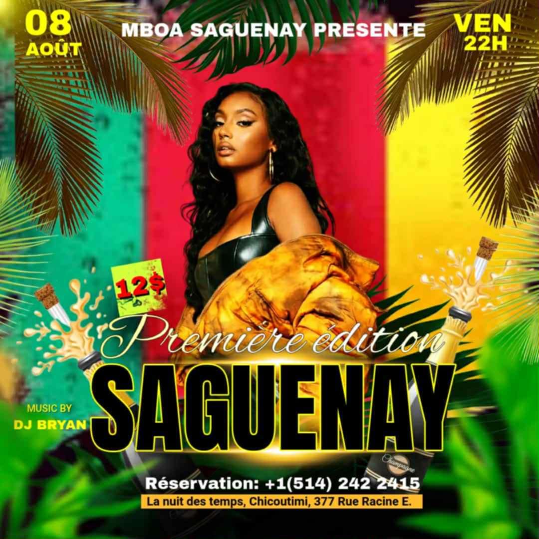 Soirée Afrobeat par MBOA Saguenay