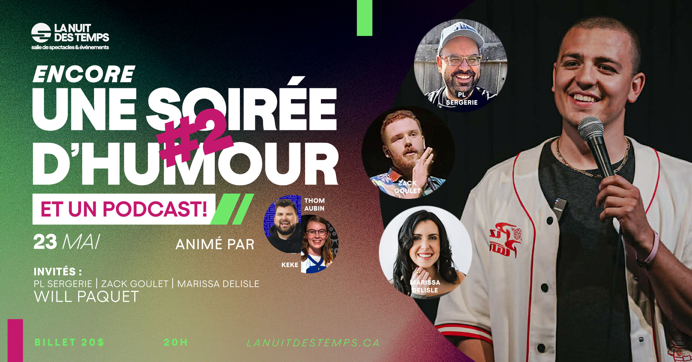 Encore une soirée d’humour et un podcast #2